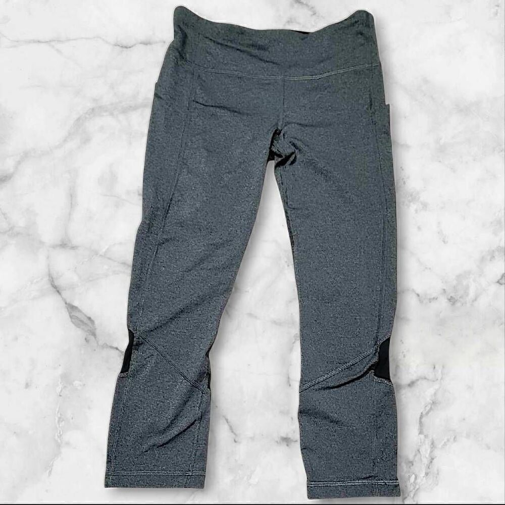 Lululemon Size 6 Pace Rival Gray & Black